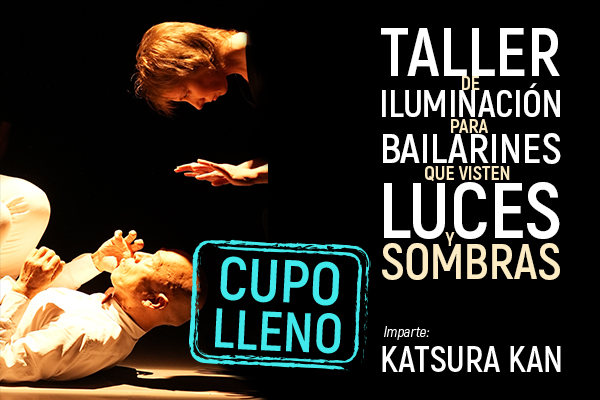 Taller de iluminación para bailarines que visten luces y sombras
