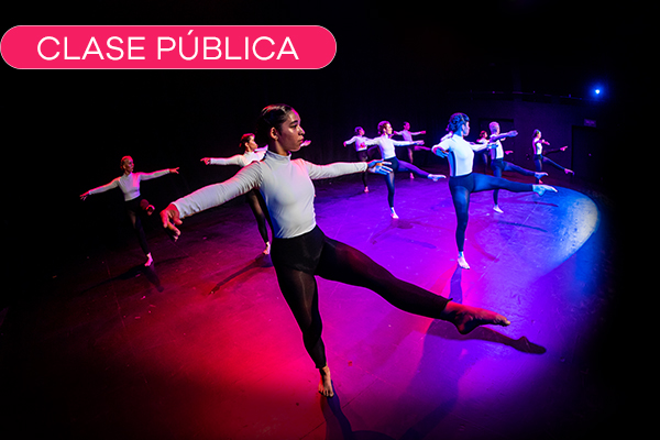 Clase pública de danza contemporánea